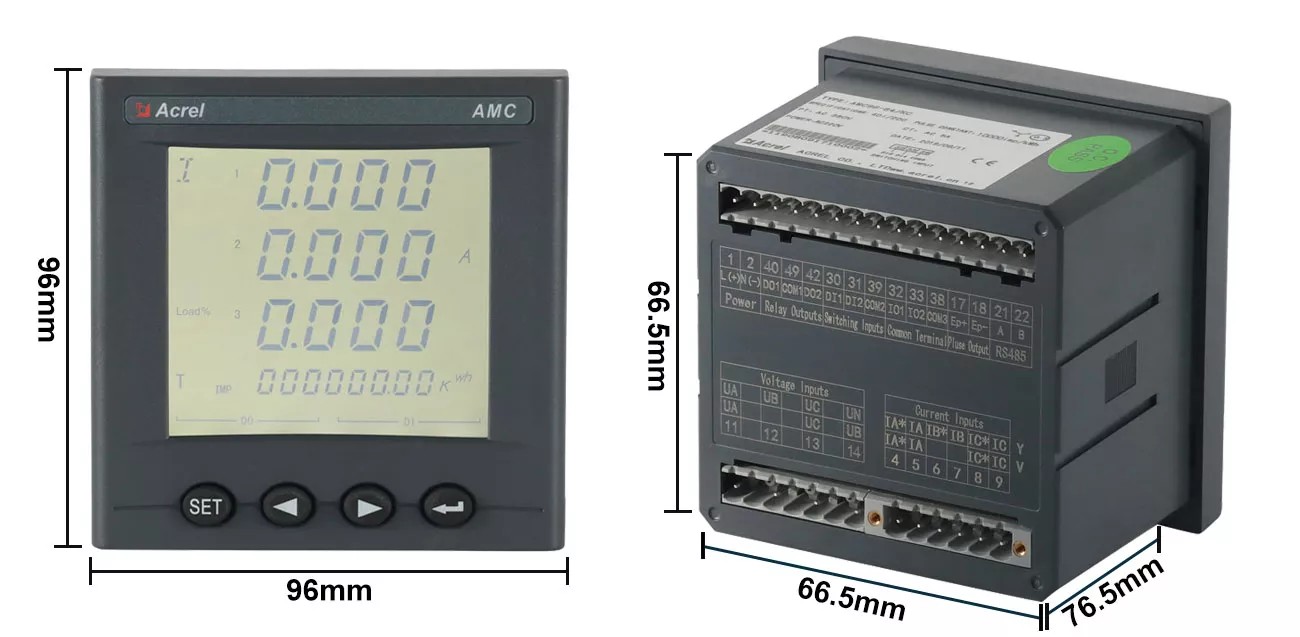 AMC96L-E4 outline and dimension