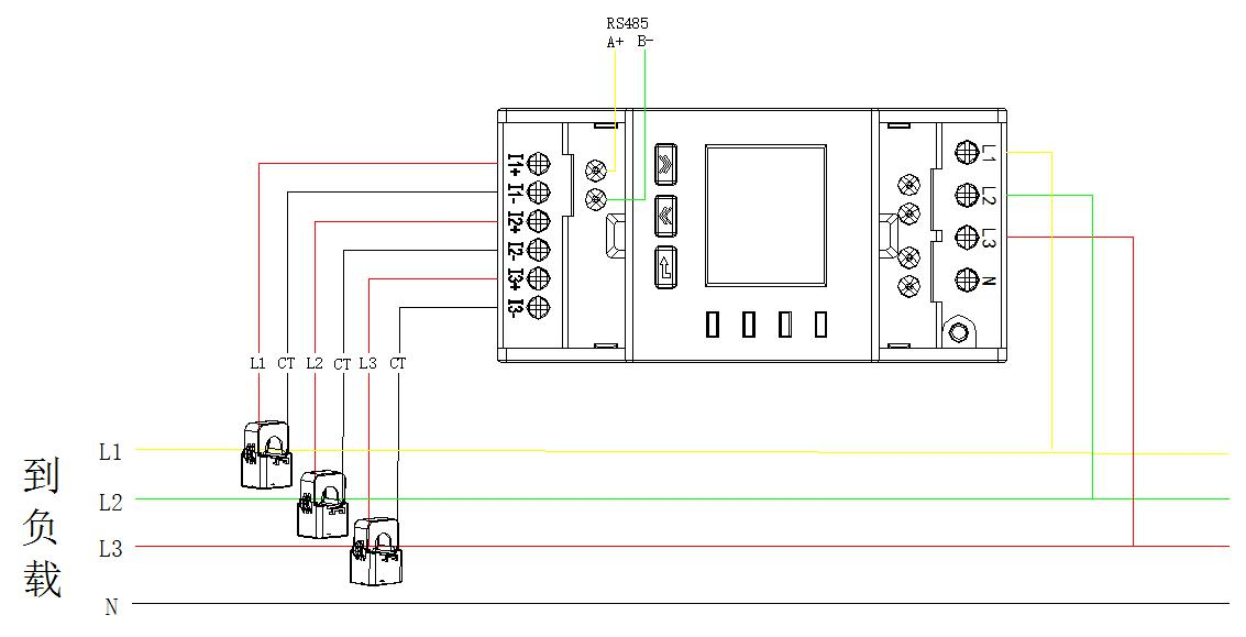 ADL400N-CT Three phase three wire