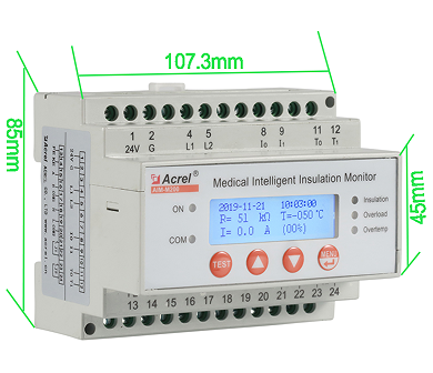 AIM-M200 insulation monitoring device - dimension