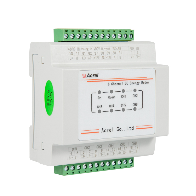 Acrel AMC16-DETT Multi-Circuits DC Energy Meter for Base Station 4G/5G Tower