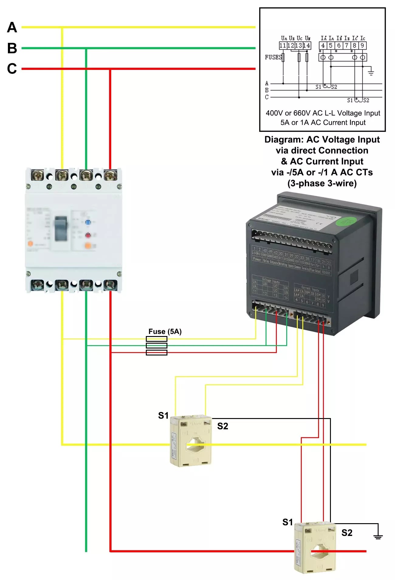 AMC96L-E4 wiring - 2