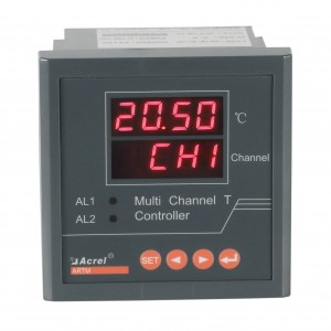 Acrel ARTM-8 PT100 Input Temperature Monitor In Cabinet