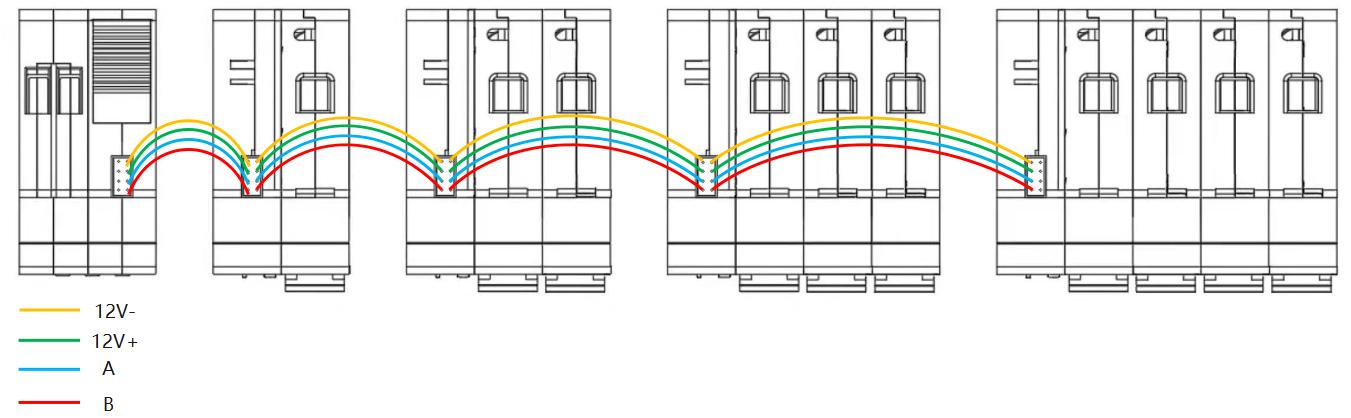 ASCB1 - wiring - top view