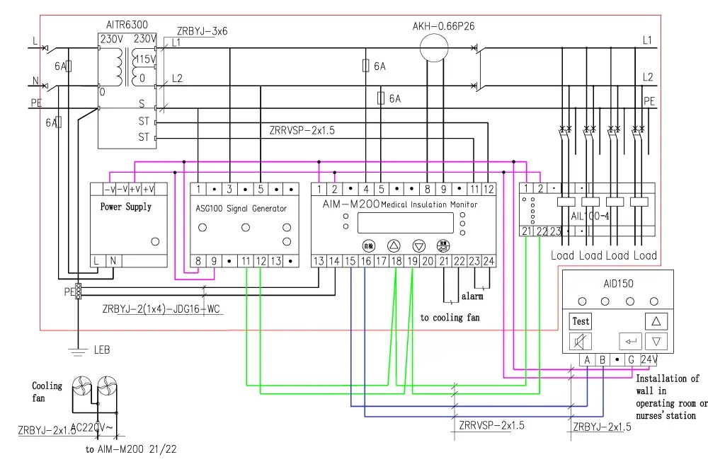 ASG200 Test Signal Generator - wiring