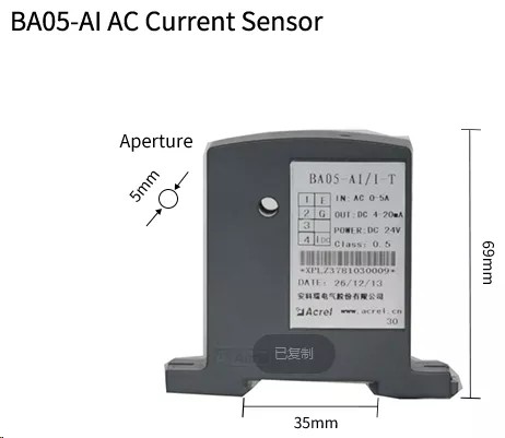 BA05 current transducer - dimension