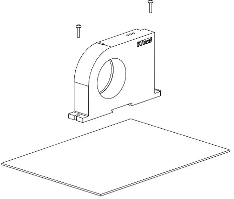 BA50L - leakage current transducer installation - 1