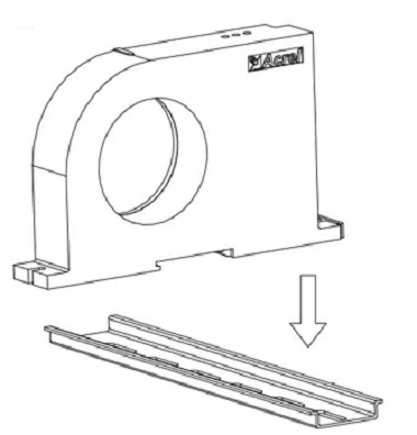 BA50L - leakage current transducer installation - 2