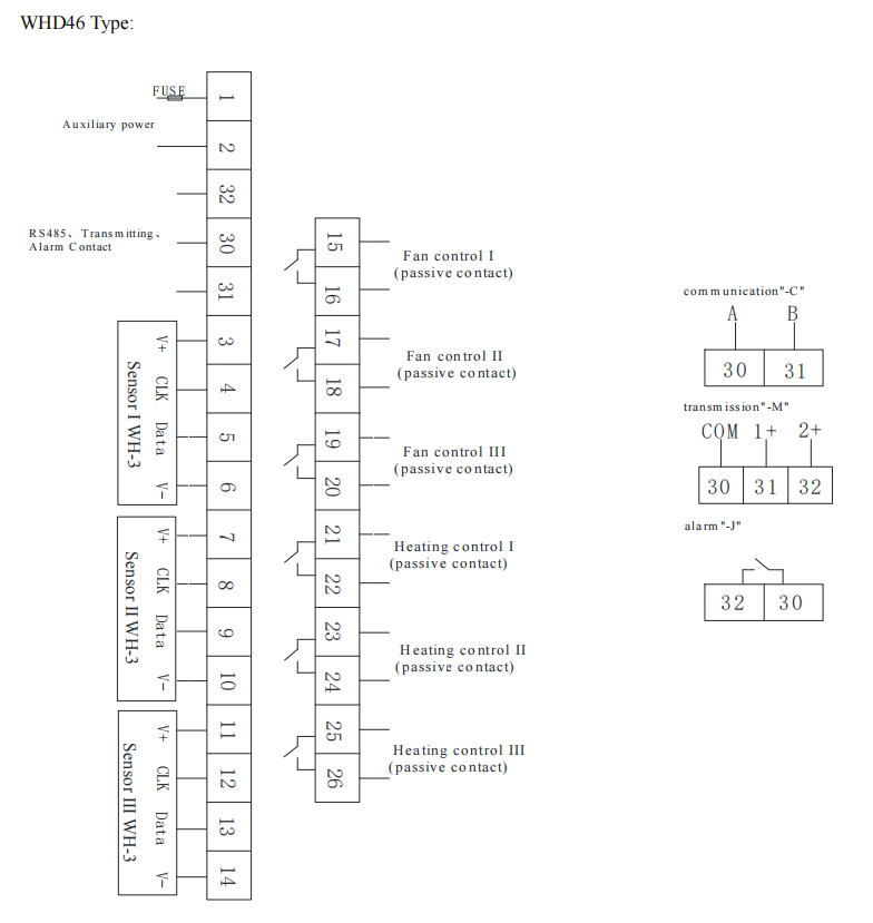 WHD46 - wiring