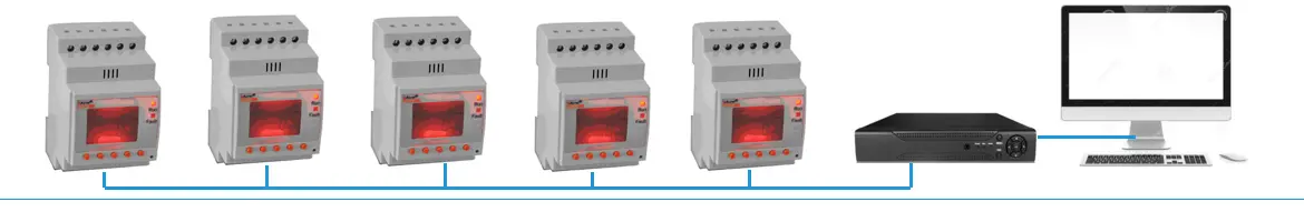 acrel residual current operated relay energy management solutions connection - 2