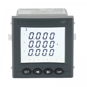 Acrel AMC72L-AI3 Three Phase Programmable AC Ammeter