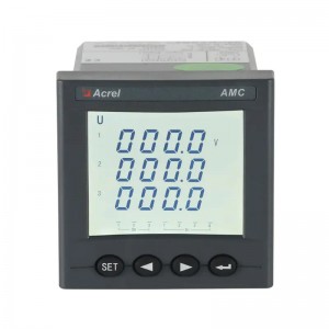 Acrel AMC72L-AV3 Three Phase Programmable AC Voltmeter