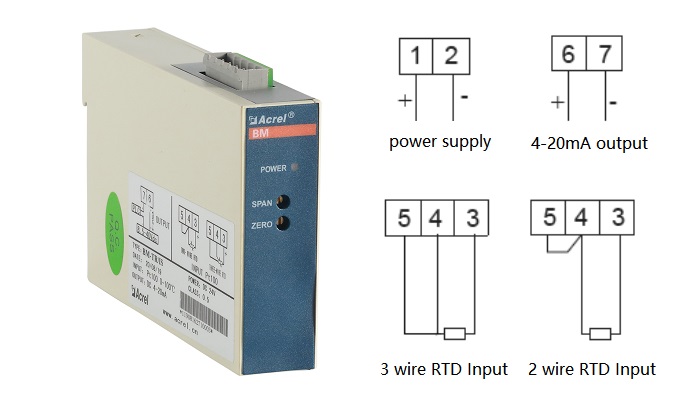 wiring-of-bm-tr-i-pt100-input-analog-signal-isolator